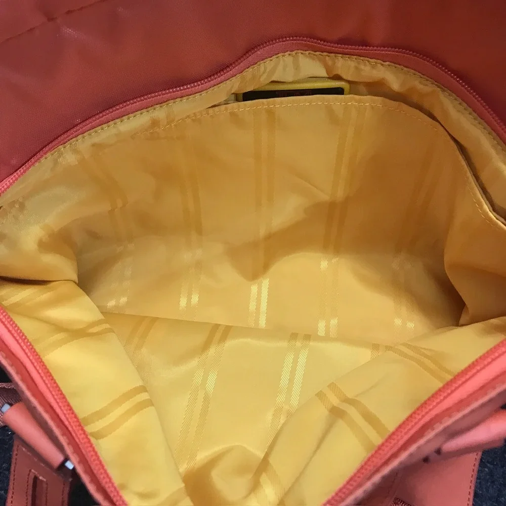 Tumi Model 4892MLN Voyageur Tangerine Nylon Weekender Travel Shoulder Duffel Bag
